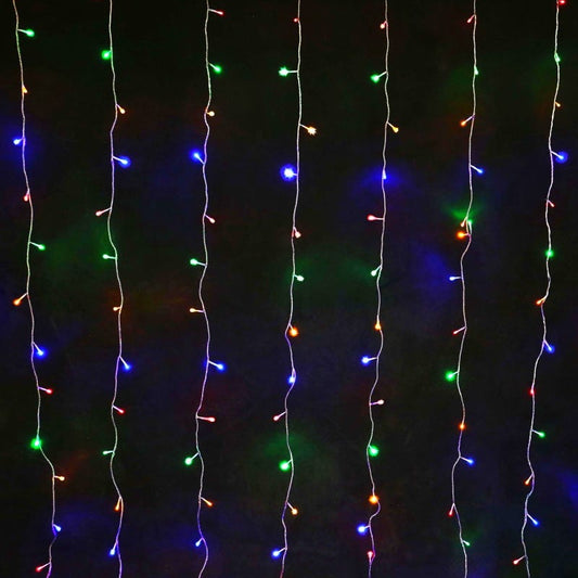 160 Multicolour LED Curtain Light