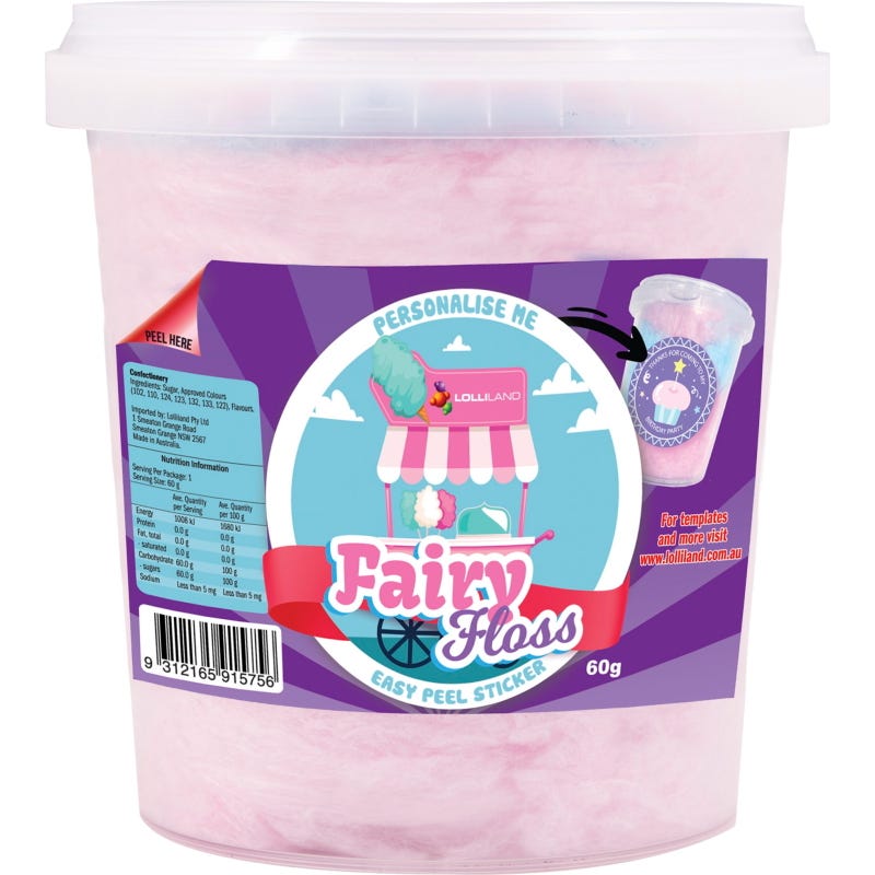 Fairy Floss (60g Tub)