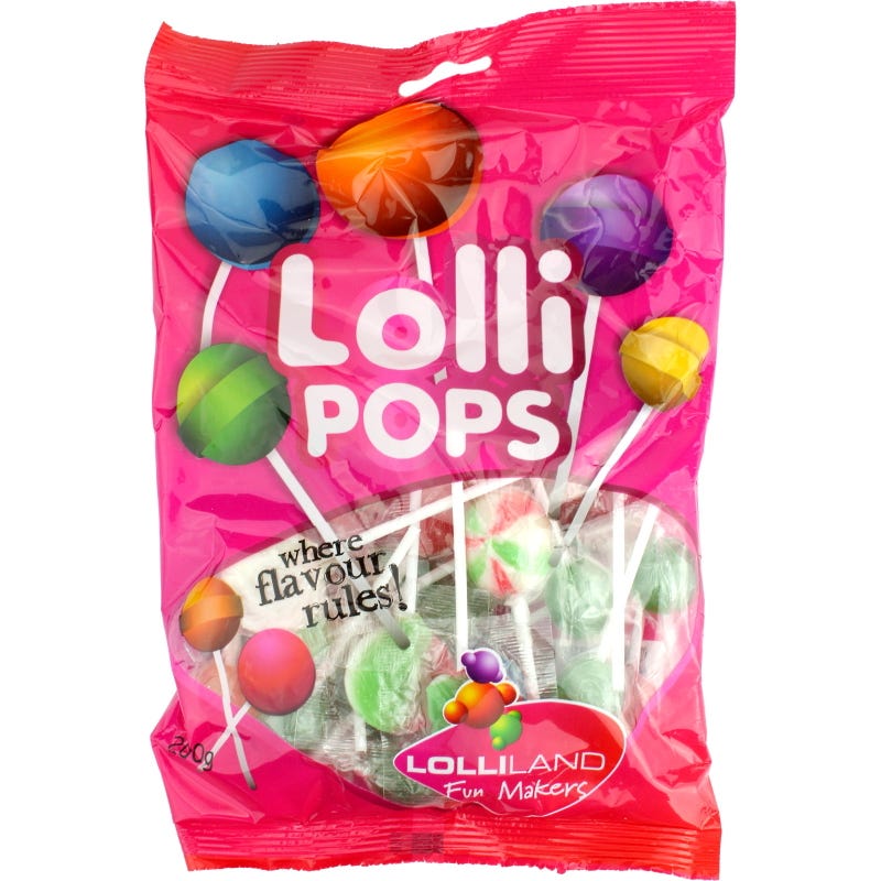 Mixed Lollipops (200g Pack)