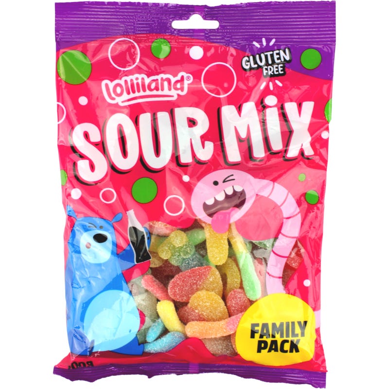 Sour Mix Lollies (400g)