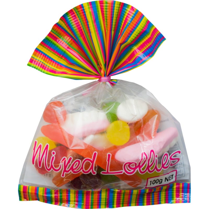 Mixed Lollies Bag (100g)