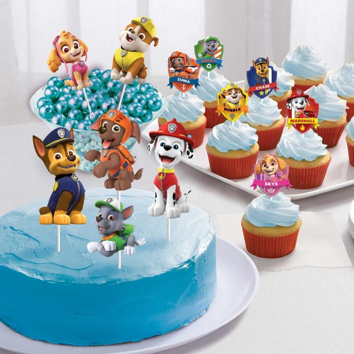 Paw Patrol Cake Topper Kit (Pack of 12)