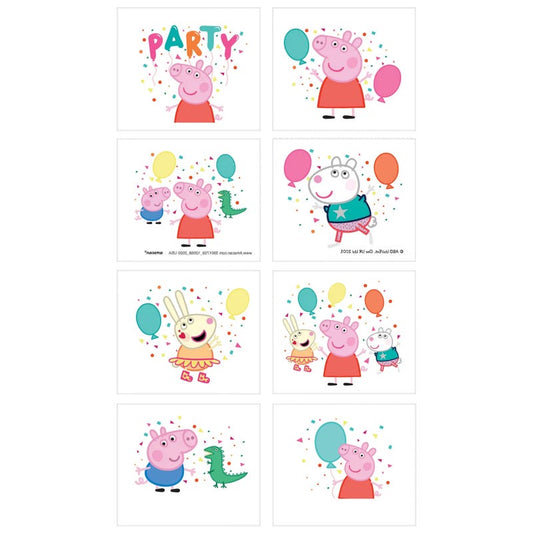 Peppa Pig Confetti Tattoos (1 Sheet)