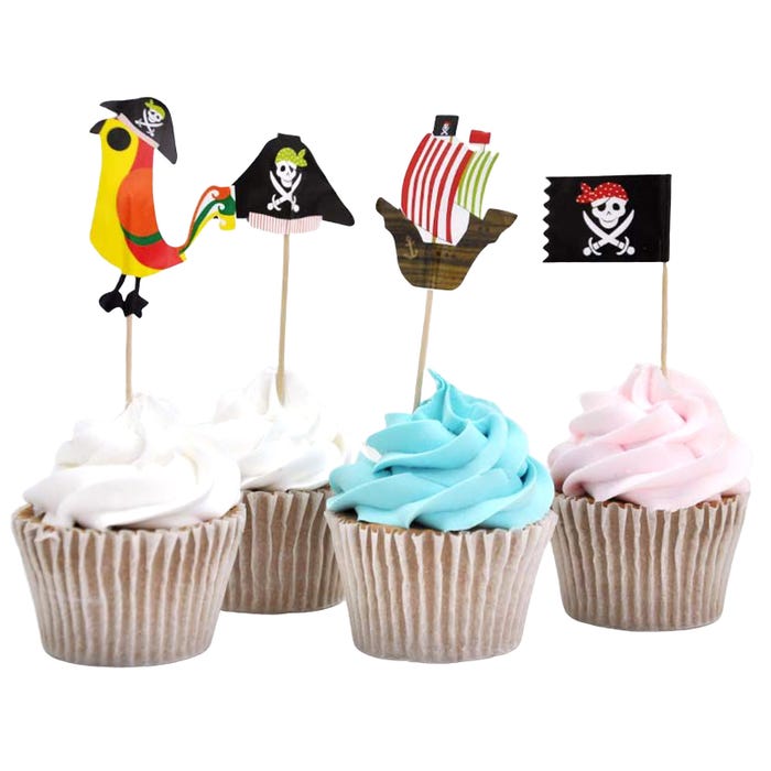 Pirate Voyage Cupcake Picks (Pack of 20)