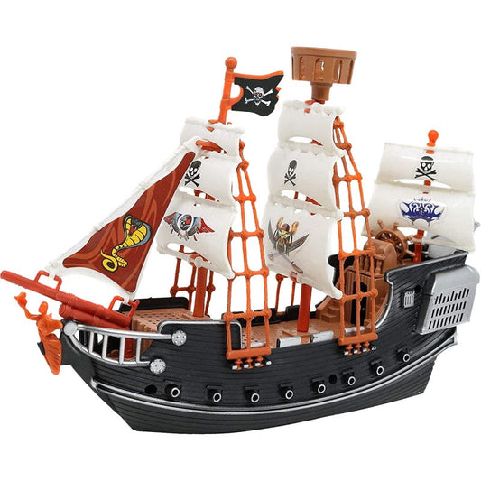 Detailed Toy Pirate Ship