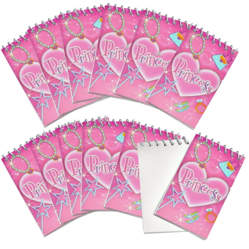 Princess Notepads (Pack of 12)