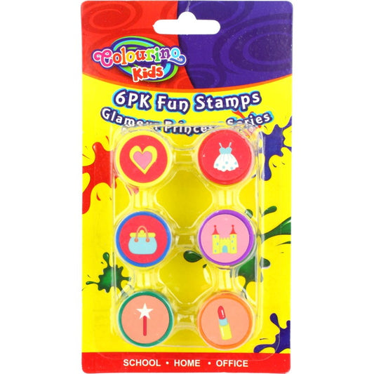 Glamour Princess Stamps (Pack of 6)