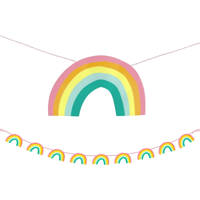 Rainbow Fun Garland Banner