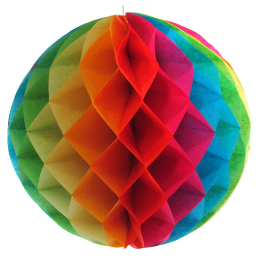 Rainbow Honeycomb Ball 30cm