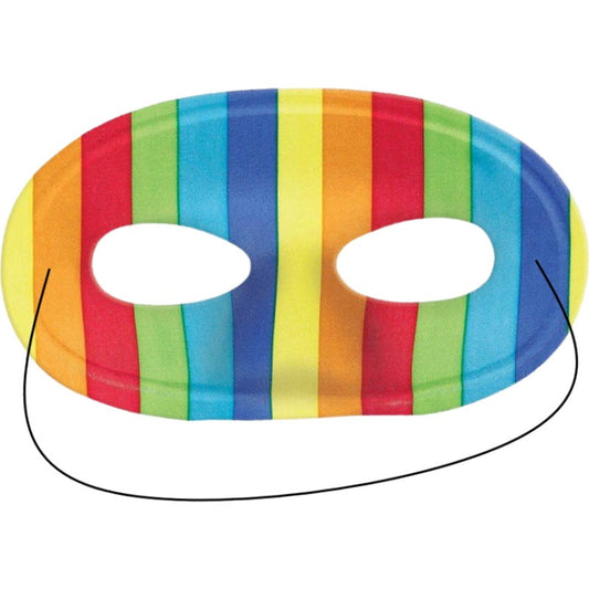 Rainbow Stripe Mask