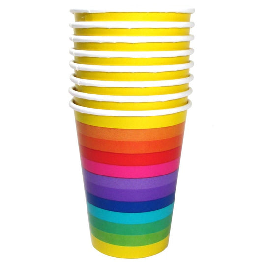 Rainbow Paper Cups (Pack of 8)