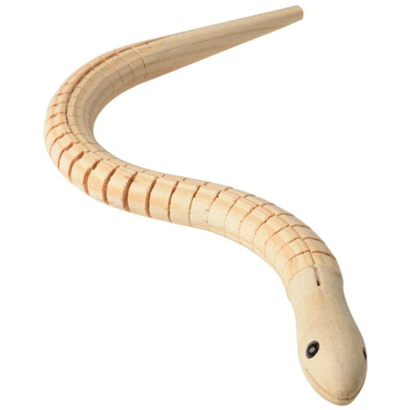 Wooden Wiggly Snakes (Pack of 12)