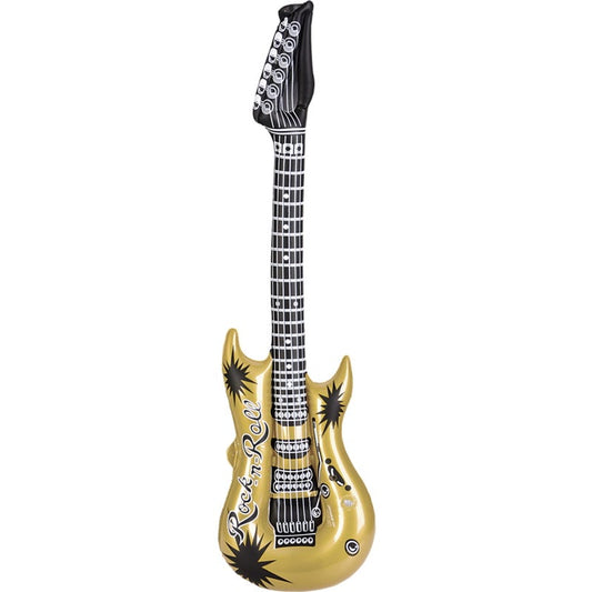 Inflatable Gold Rock n Roll Guitar