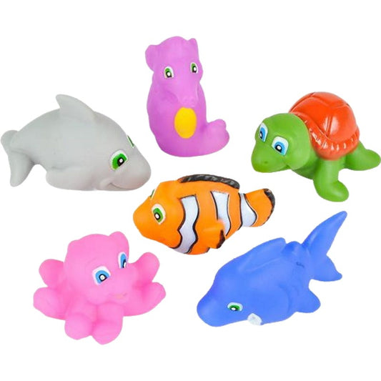 Sea Life Squirt Toys (Pack of 12)