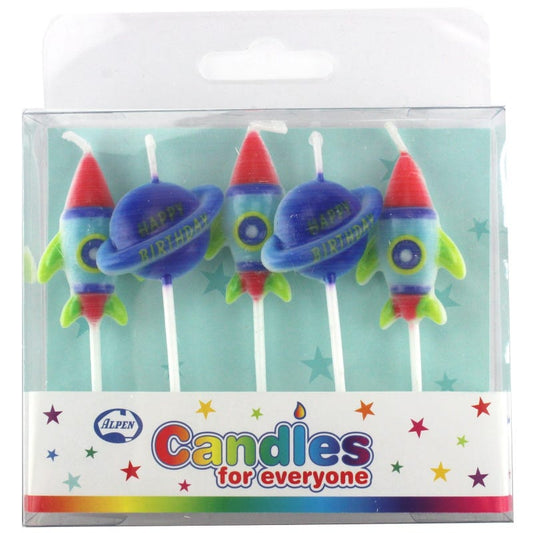 Space Mini Candles (Set of 5)