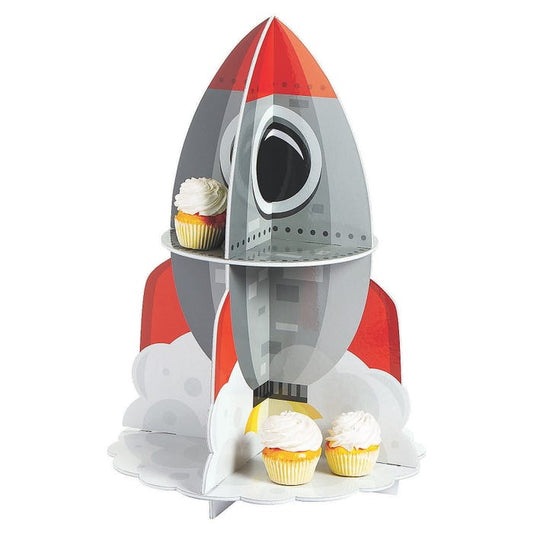 Space Rocket Cupcake Stand