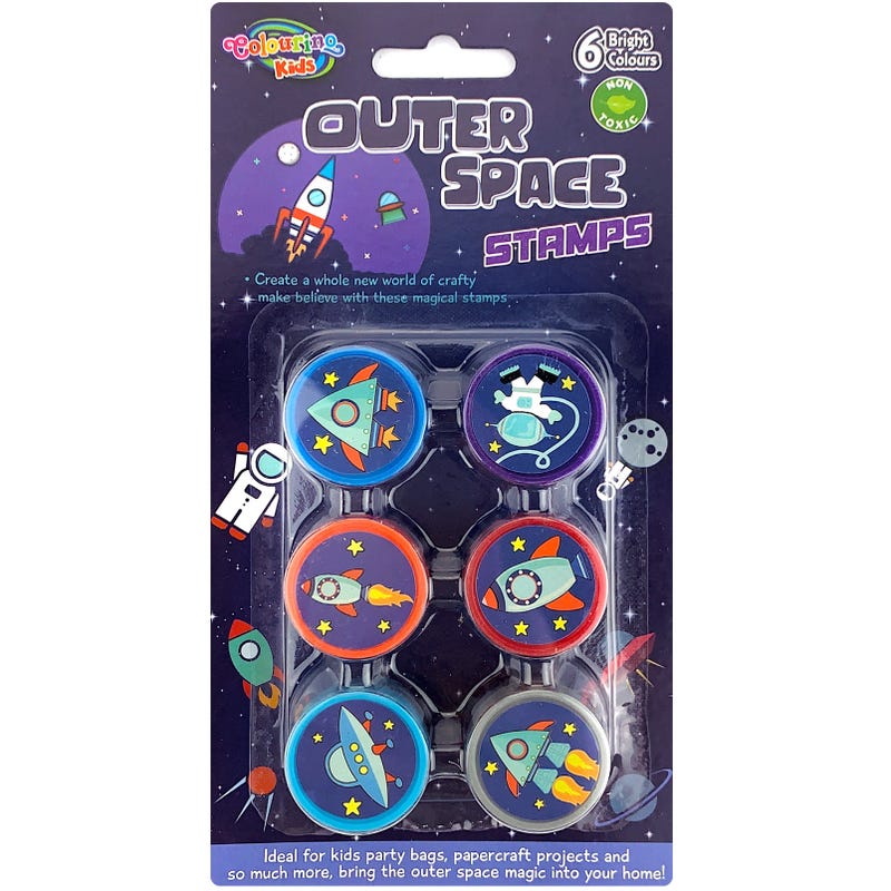 Outer Space Stamps (Pack of 6)