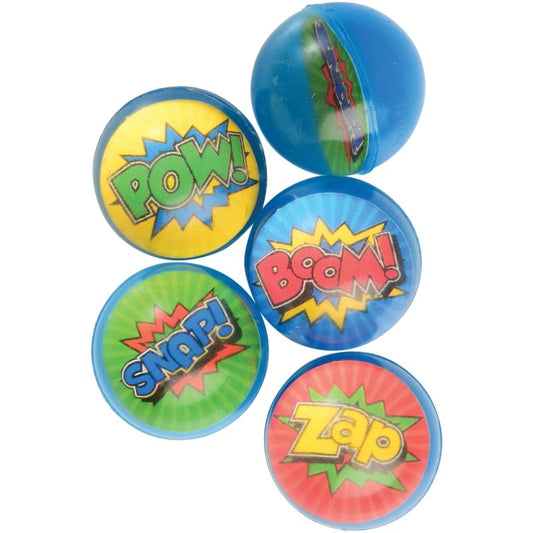 Superhero Bounce Balls (Pack of 12)