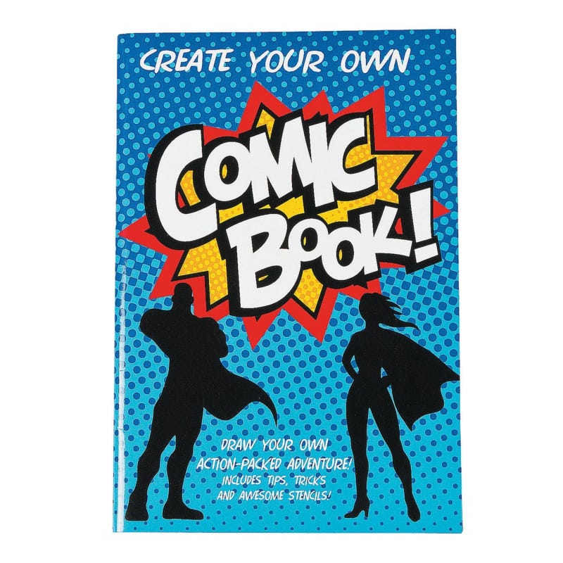 Create Your Own Comic Books (Pack of 12)