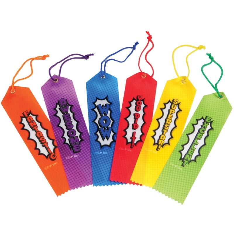 Superhero Recognition Ribbons (Pack of 12)