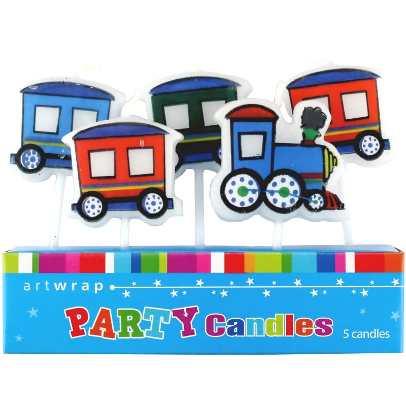 Train Candles (Set of 5)