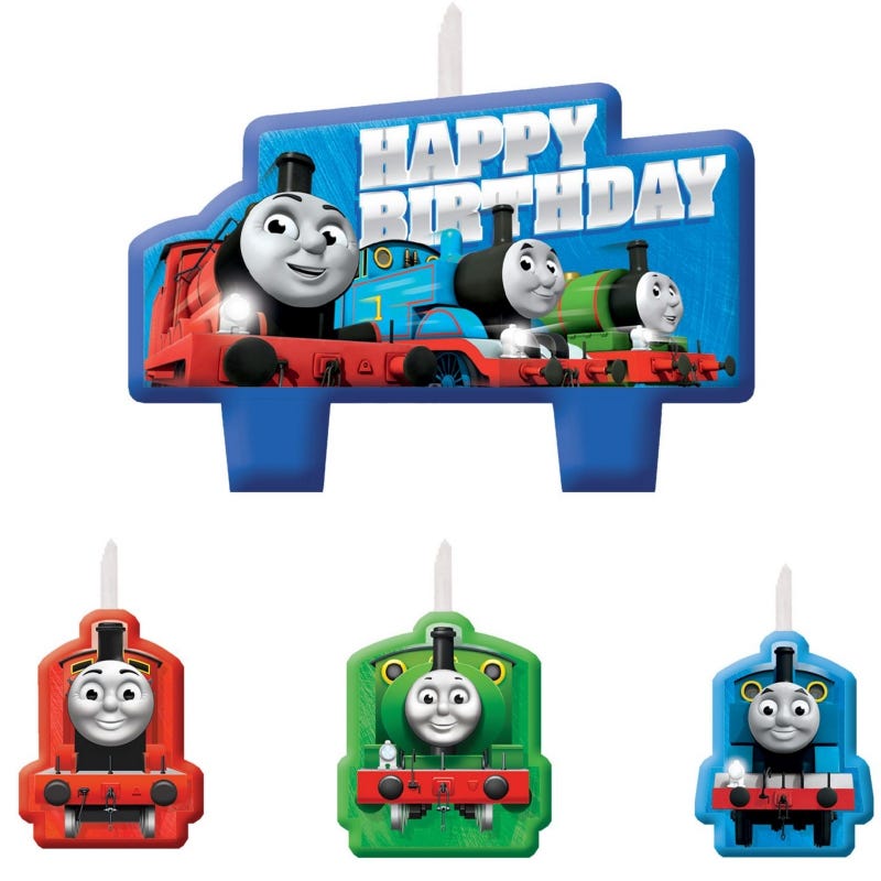 Thomas The Tank Engine Candles (Set of 4)