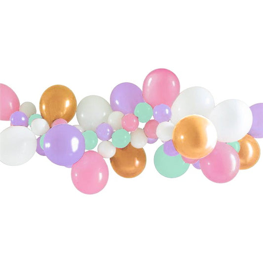 Pastel & Gold 5m Balloon Garland Kit