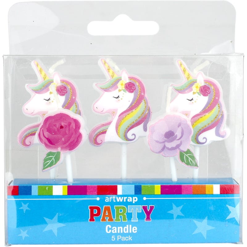 Fairytale Unicorn Mini Candles (Set of 5)