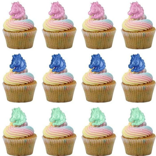 Unicorn Cupcake Rings (Pack of 12)