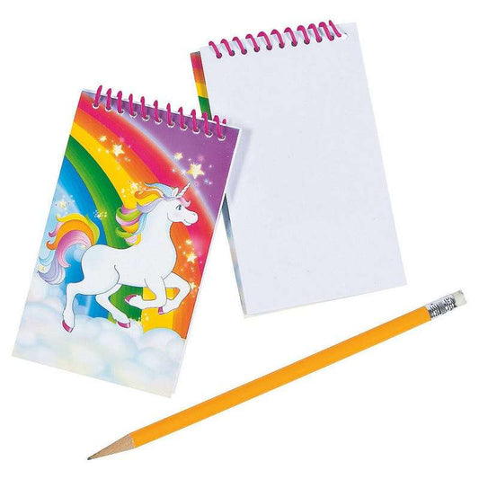 Unicorn Spiral Notepads (Pack of 6)