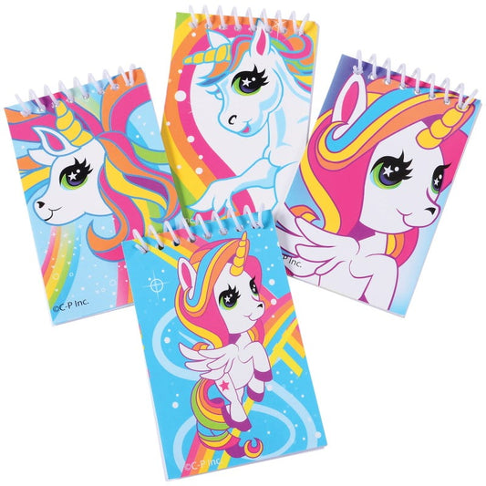 Rainbow Unicorn Spiral Notepads (Pack of 8)