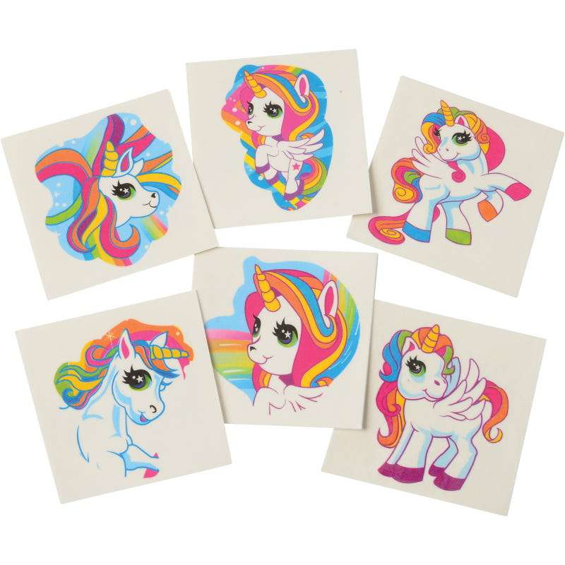 Unicorn Tattoos (Pack of 144)