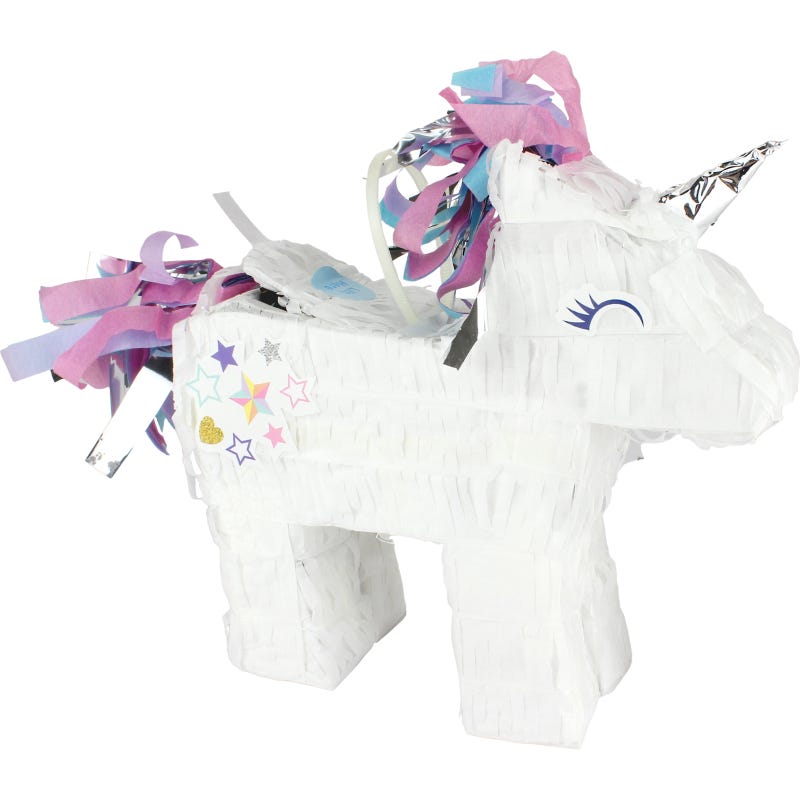 Mini Unicorn Pinata Decoration 17.5cm