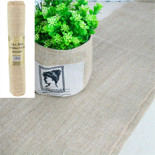 Hessian Table Runner