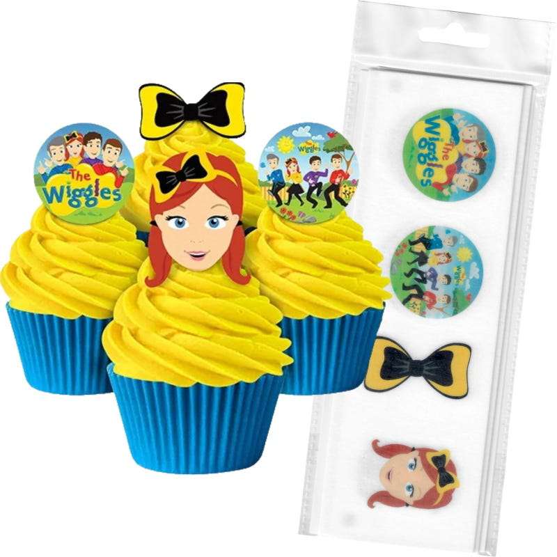 Wiggles Edible Wafer Cupcake Toppers (Pack of 16)