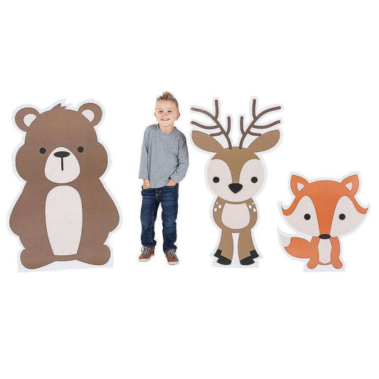 Woodland Friends Stand Up Photo Props (Pack of 3)