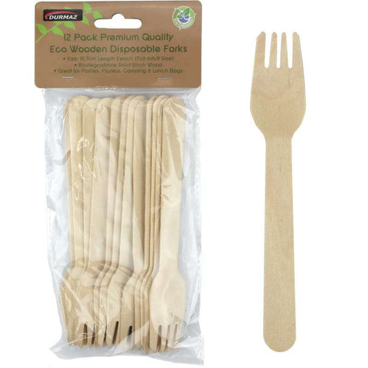 Wooden Forks (Pack of 12)