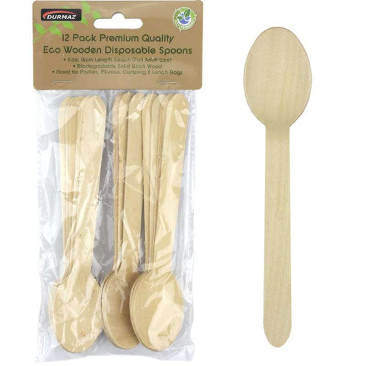 Wooden Spoons (Pack of 12)