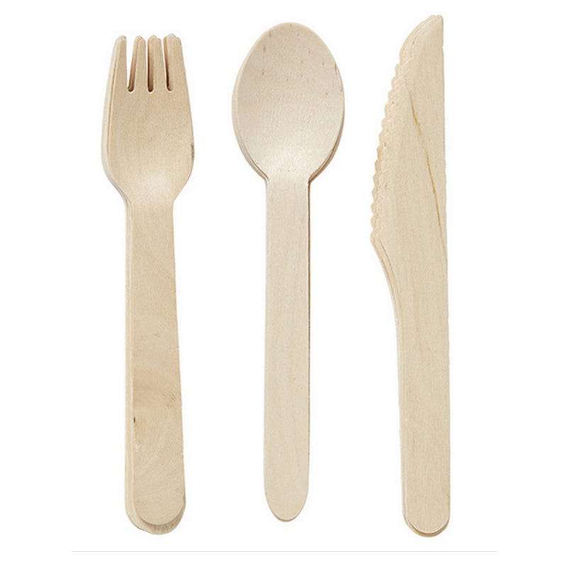 Wooden Cutlery Set (12 Piece)