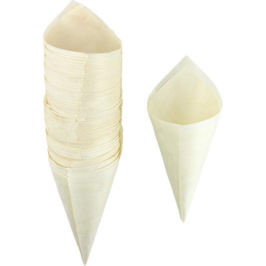 23cm Wooden Cones (Pack of 50)