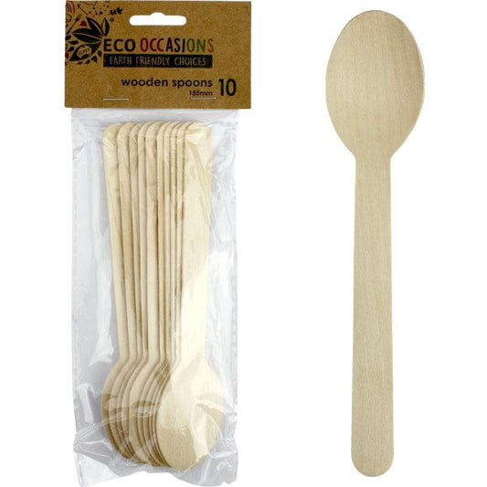 Wooden Spoons (Pack of 10)